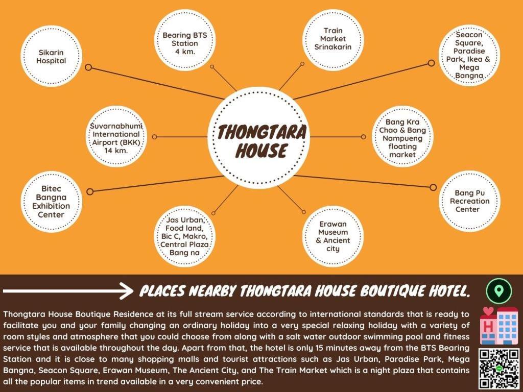 Thongtara House Boutique Srinakarin Hotel Banguecoque Exterior foto